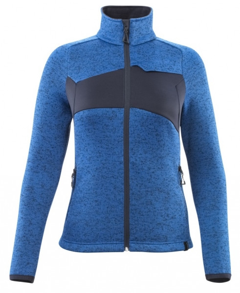 MASCOT® Strickpullover mit Reißverschluss blau-schwarz