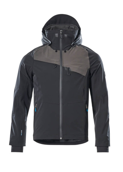 MASCOT® Hard Shell Jacke schwarz/dunkelanthrazit