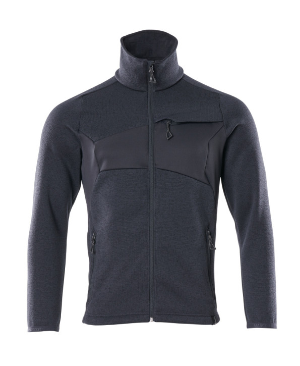 MASCOT® Strickpullover mit Reißverschluss schwarzblau