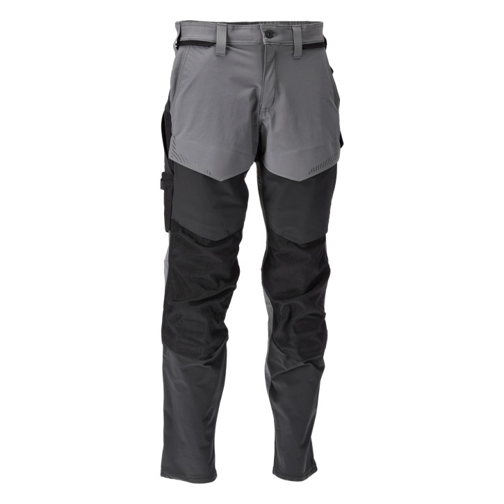 MASCOT® Hose mit Knietaschen, anthrazitgrau/schwarz  CUSTOMIZED