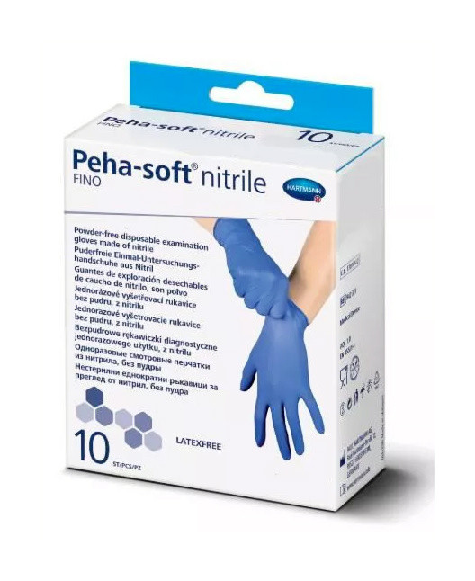 Peha-soft® nitrile fino Grösse M - KLEINPACKUNG 10 Stück