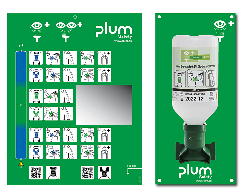 PLUM Augenspül-Wandstation 1 x 500 ml