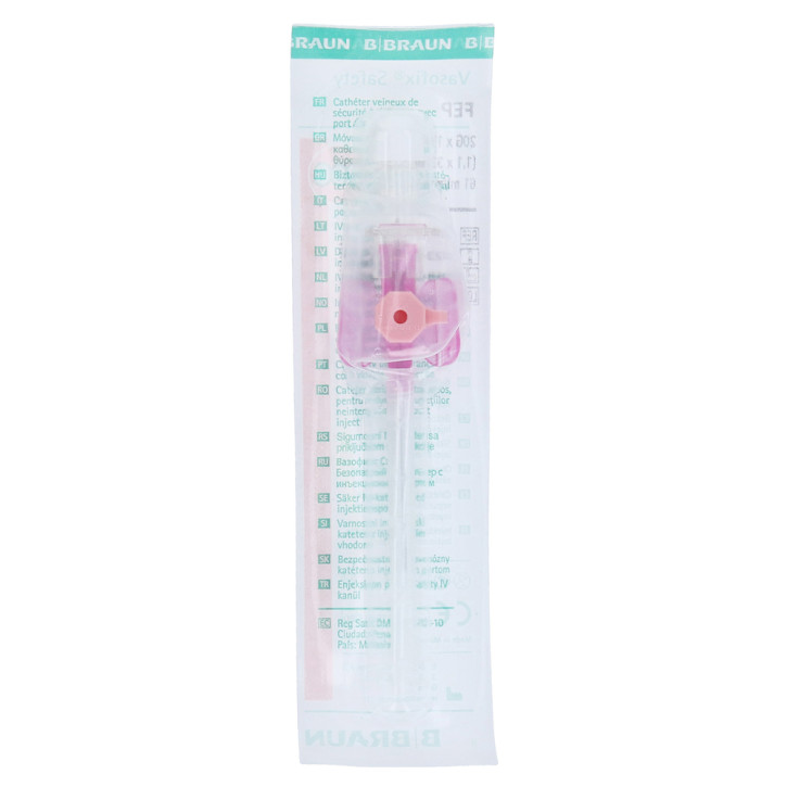 Verweilkanüle Vasofix® Safety G 20 rosa  1,1 x 33 mm