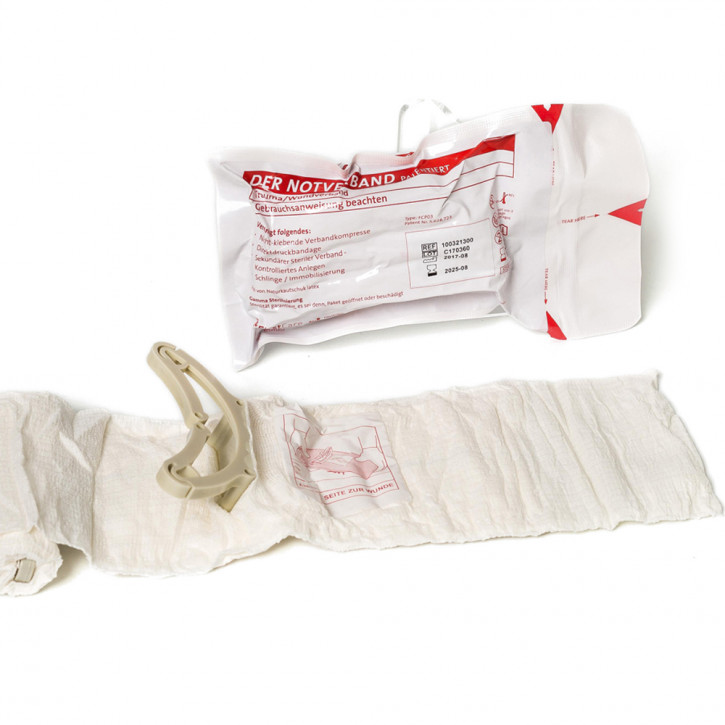 Emergency Bandage weiß 10 cm x 4,5 m