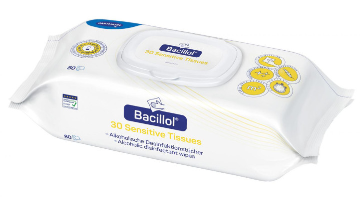 Bacillol® 30 sensitive Tissues 80 Stück im Flowpack