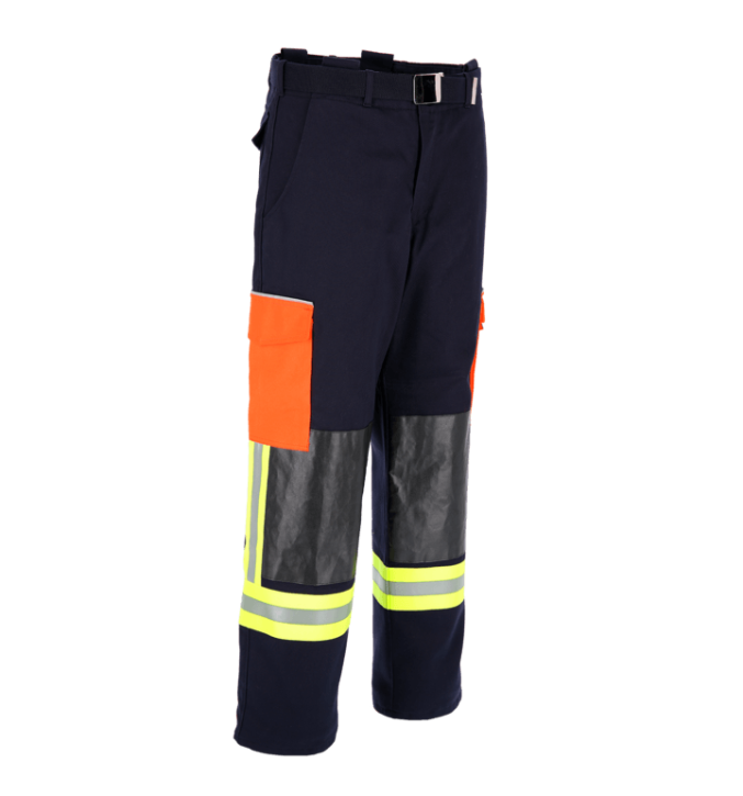 NOVOTEX Einsatbundhose THL schwarzblau/HI-VIZ orange - Gr. 52