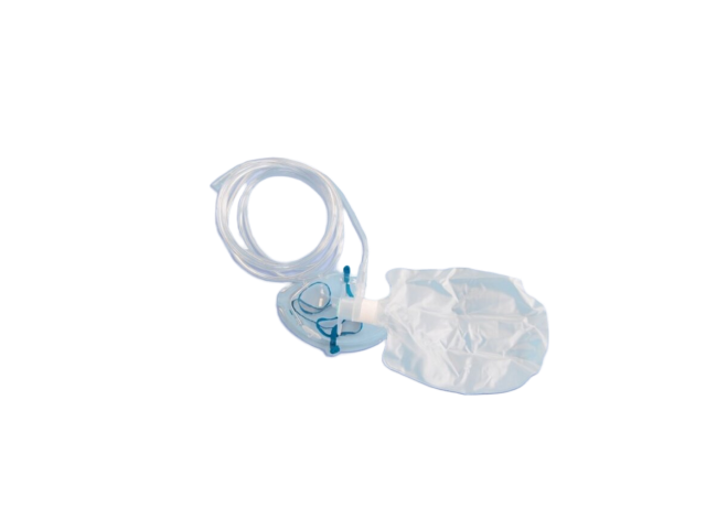 Sauerstoffmaske mit Reservoir Kinder mit Sicherheitsverbindungsschlauch 2,1 m