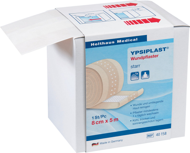 YPSIPLAST®  Wundpflaster starr 8 cm x 5 m