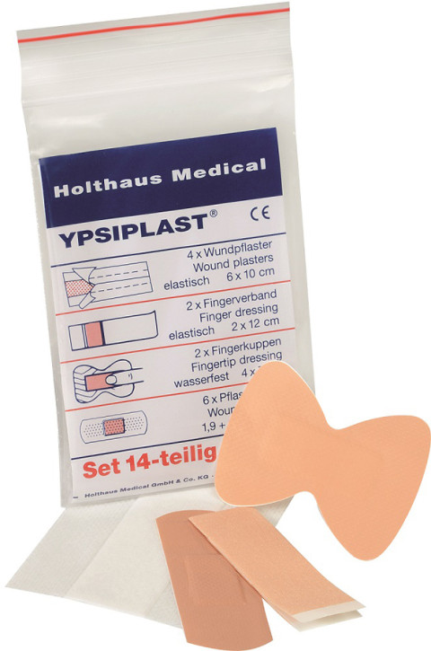 YPSIPLAST®  Pflasterset für Füllsortimente nach DIN 13164 und 13167 14-teilig