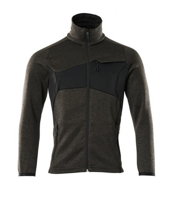 MASCOT® Fleecepullover mit Reißverschluss anthrazit-schwarz