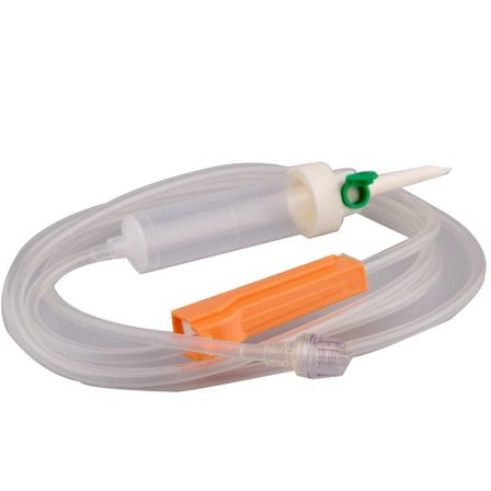 SOLUFLO® Infusionssets für Druck- (P) und Schwerkraftinfusion (G)  RÜCKSCHLAGVENTIL 180 cm